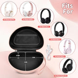 Hard Headphone Case For Beats Solo 4, Studio Pro, Solo 3, Studio 3, Solo 2, Over Ear Headphone Carrying Storage With Cable Bag Strap For Travel (Box Only)