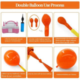 Pink & Orange Balloon Arch Kit: Tropical Party Decor