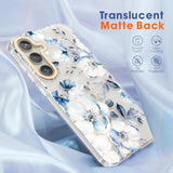 Case For Samsung Galaxy S25 Plus - Slim Fit Floral S-25 Plus Cover, Elegant Feminine Flower Design, Ultra-Thin Anti-Yellowing Protective Cute Shell For Women And Girls, (Blossom)