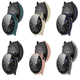 6Pack Screen Protector Case Compatible With Amazfit Gtr Mini (A2174) Smartwatch, Replacement Pc Slim Case Cover 3D Full Coverage Tempered Glass Screen Protector Case