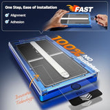 - 4 Pack For Galaxy S24 Ultra [6.8"] Screen Protector, 100% Fingerprint Unlock, 9H+ Hardness Military Grade Shatterproof Long Durable Tempered Glass Film With Flawless Fit Box, Hd Clear