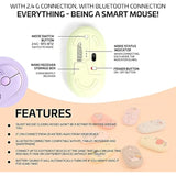 Bts Inspired Characters Multi Pairing Wireless Mouse, Little Buddy Baby Better Together Edition, All In Their Own Cute Style & Colors (Shooky)