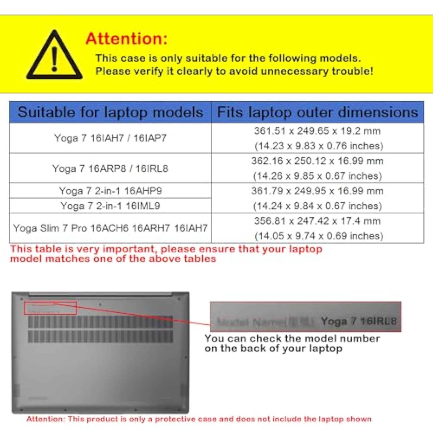 Laptop Cover Case For 16 Inch Lenovo Yoga 7 2-In-1 16Ahp9 /16Iml9 & Yoga 7 16'' Series & Yoga Slim 7 Pro 16Ach6 16Arh7 16Iah7,Pu Leather Protective Shell Detachable Laptop Bag Accessory (Pink)