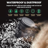 12V/24V Car Usb Charger Socket - 3 Usb Charger Socket For Car, Boat, Marine, Bus, Truck, Golf, Rv, Motorcycle And More - 1-Pack