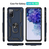 Samsung Galaxy S20 FE Case with Screen Protector, Military-Grade, Blue
