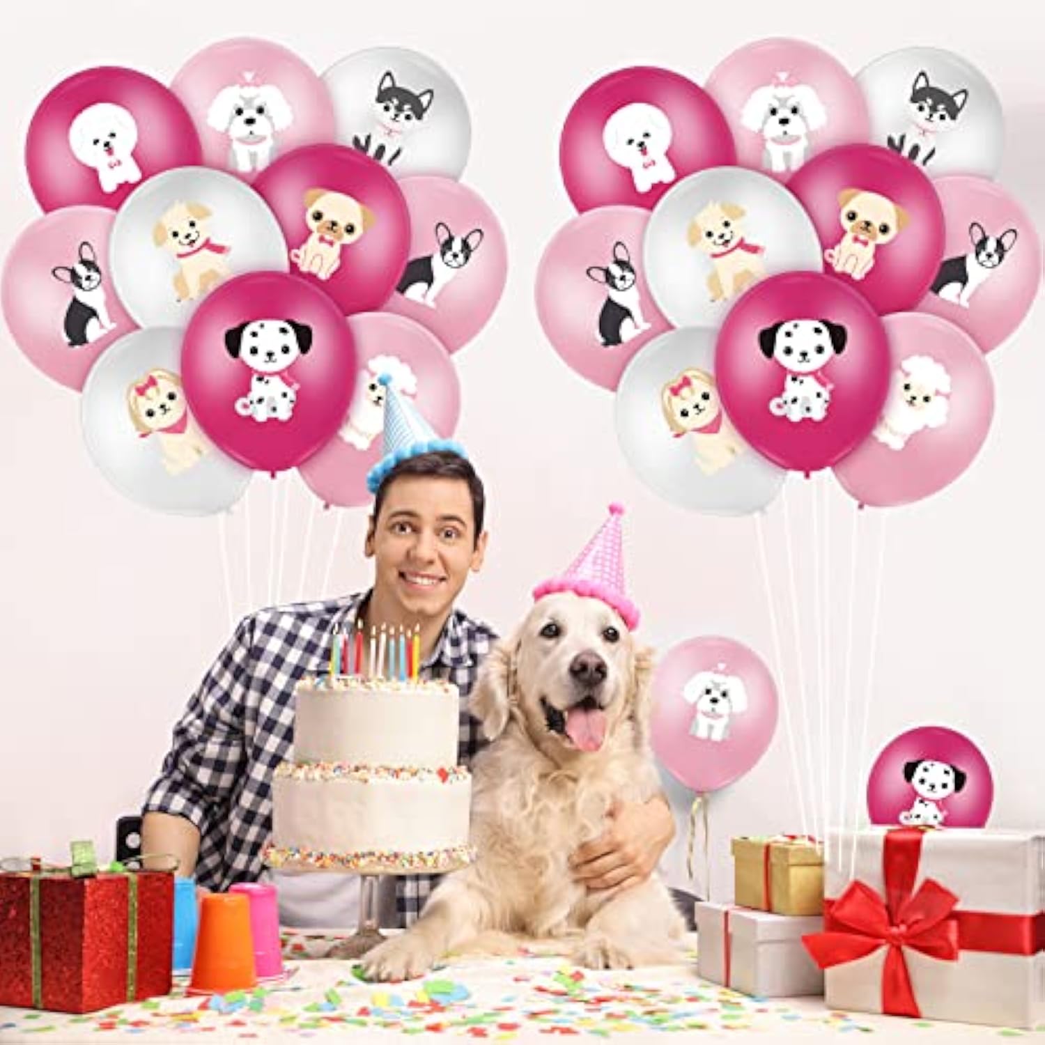 Puppy Balloons: 12" Dog-Themed Party Decorations, 36 Count