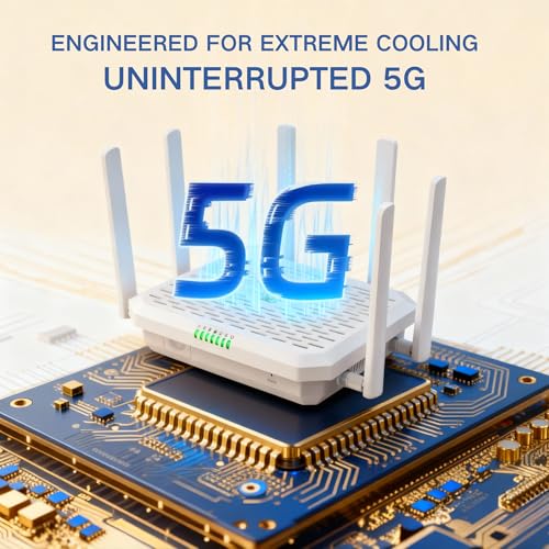 Inhand Fwa02 5G | Wi-Fi 6 Router (Dl 4.76Gbps) | Dual 2.5G Eth, Cloud-Managed, And Secure Network Solution For Home, Rv, And Business (Fwa02-Natm)