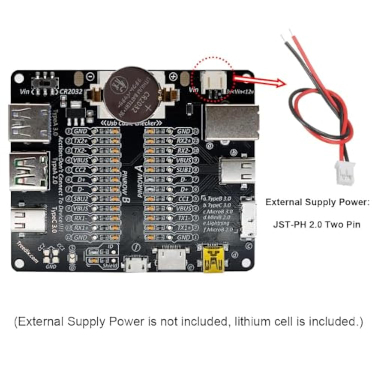 Usb Cable Data Line Test Board Usb Cable Checker Data Wire With Acrylic Case C