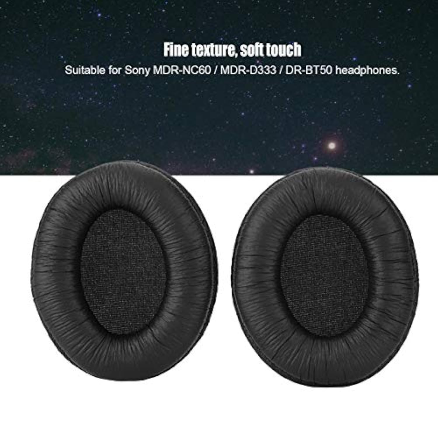 Headset Cover Replacement Easy To Install Earphone Earmuff Ear Pad Soft Ecofriendly Compatible With Mdrnc60 Mdrd333 Drbt50
