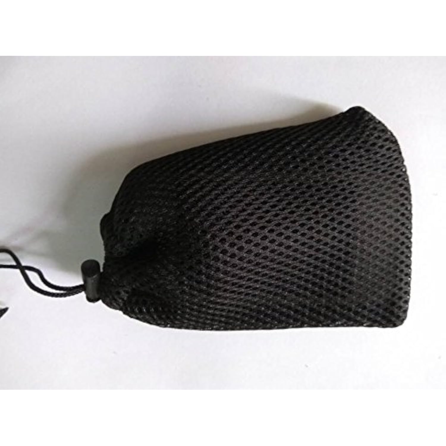 6 Pcs Black Cell Phone or MP3 Nylon Mesh Drawstring Pouch Bags