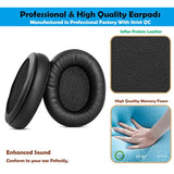 Hdr120 Earpads Ear Cushion Replacement Compatible With Sennheiser Hdr120 Rs120 Hdr110 Rs110 Headphone,Ear Pads With Comfortable Leather And Memory Foam
