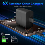 Iphone 16 Pro Max Charger Fast Charging,45W Usb C Wall Charger Block With 10Ft Usb C Long Charging Cable Cord For Iphone 16 Pro Max/16 Pro/16 Plus/15 Pro Max/15 Pro,Samsung Galaxy S25 Ultra