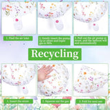8Pcs Wildflower Balloons Decoration, 18In Spring Floral Theme Foil Balloons For Birthday Party Decor Supplies