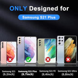 For Samsung Galaxy S21 Plus Case,[Compatible With Magsafe] [Military Grade Drop Tested] Shockproof Magnetic Tough Rugged Protective Phone Case -6.7 Inch (Black)