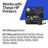 962Xl Black High-Yield Ink Cartridge | Works With Officejet 9010, Pro 9010, 9020 | Eligible For Instant Ink | 3Ja03An