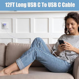 Usb C Charger,25W Super Fast Type C Charger Fast Charging Cable &12Ft Android Phone Fast Charging For Samsung Galaxy S25/S25 Ultra/S24 Ultra/S24/S24+/S23Ultra/S23/S23+/S22/S22 Ultra/S22+/S21Ultra