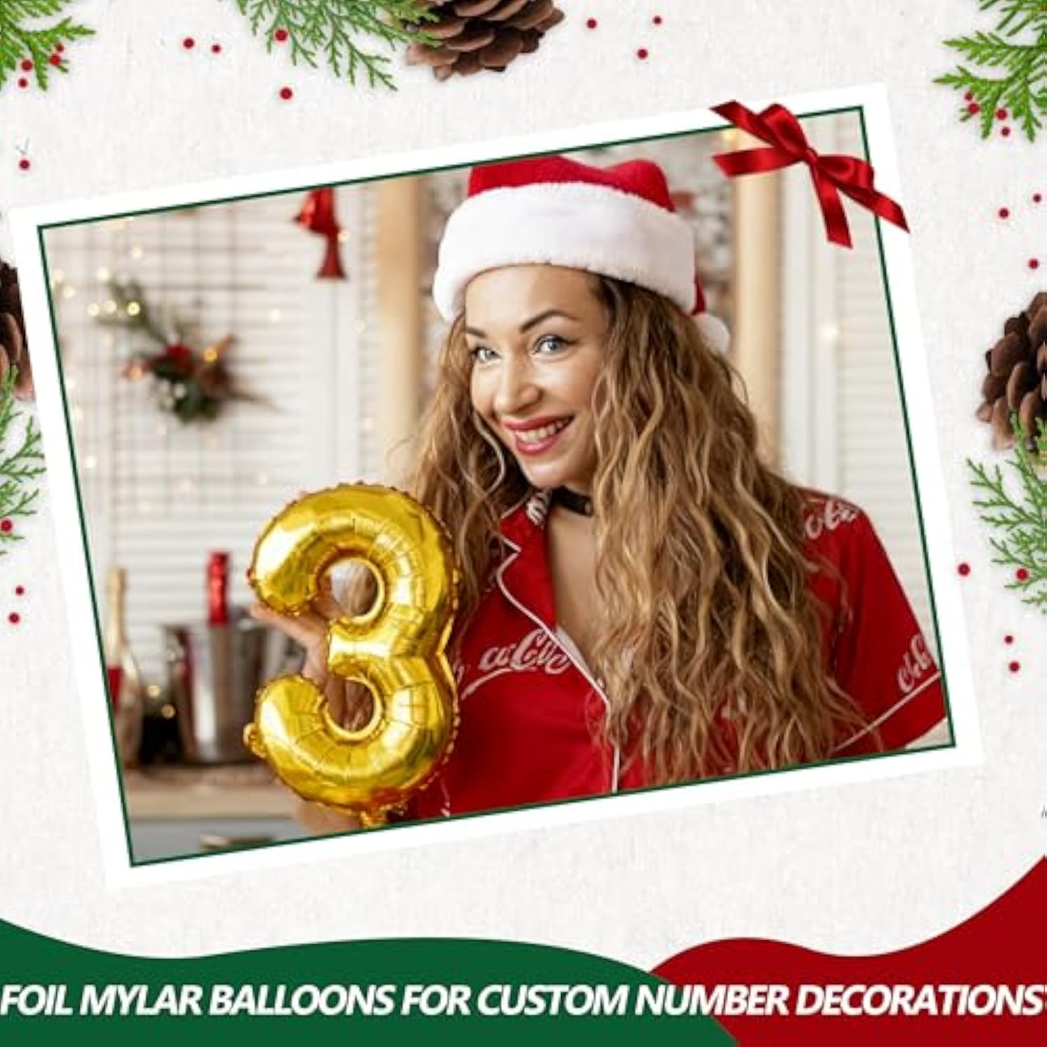 20pcs Gold Number Foil Balloons 16in Birthday Anniversary Party Decor