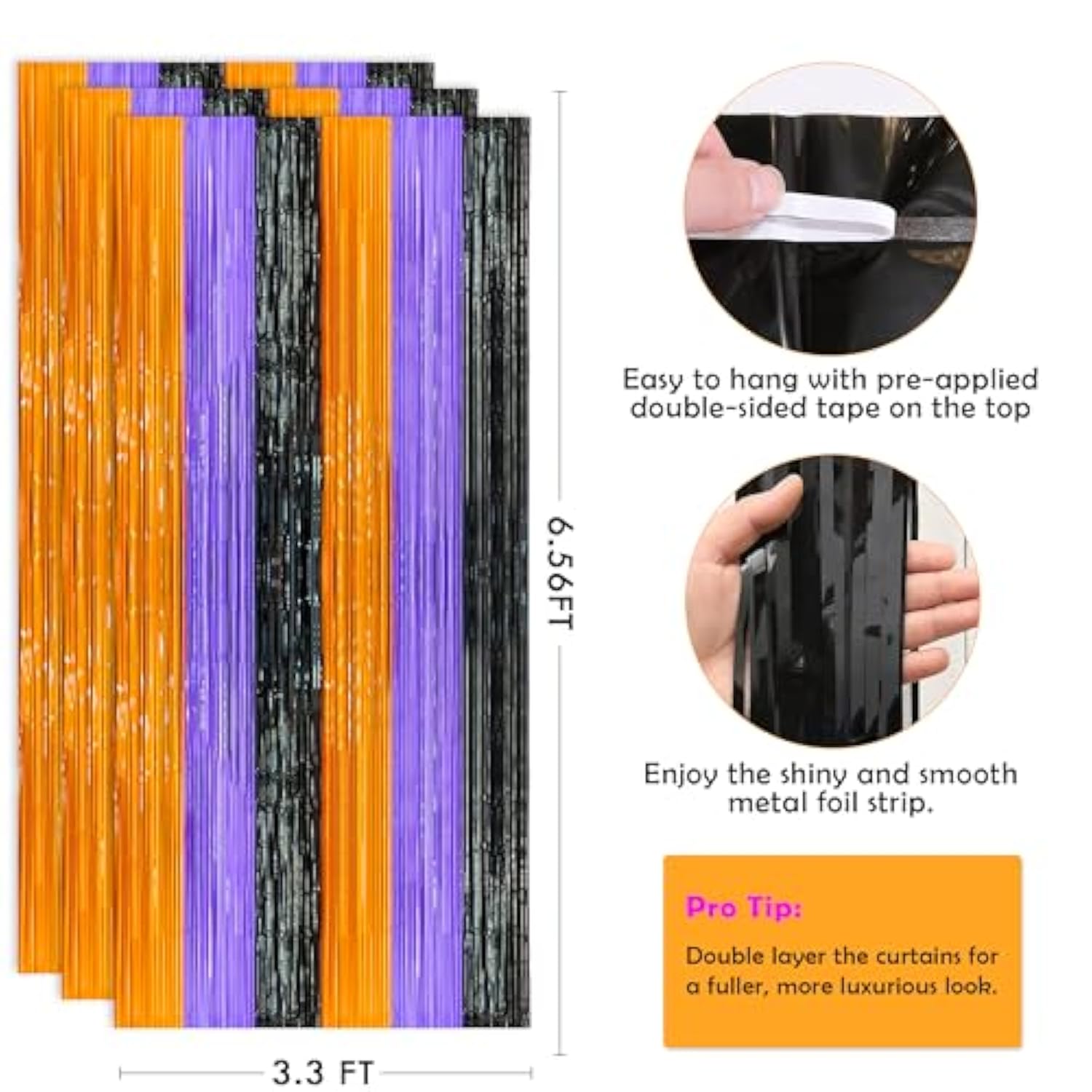 Halloween Party Decorations Trick or Treat Backdrop Banner Wall Door Indoor Outdoor