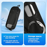 Electronics Organizer Travel Case,Zipper Mesh Tech Pouch Accessories Carry Storage For Mouse,Cord,Cables,Usb Flash Drive,Hard Drive,Essentials