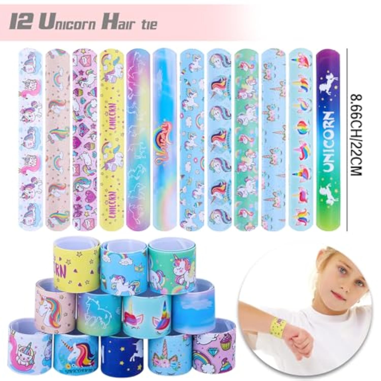 133Pcs Unicorn Party Favors Pack - Unicorn Theme Birthday Party Decoration With Bracelets, Hair Rings, Key Chains, Tattoos, Pinata Fillers