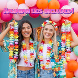 Flamingo Tropical Balloon Garland Kit Hot Pink Teal Orange Mylar Pineapple Palm Ballloon Arch For Summer Beach Hawaiian Luau Aloha Birthday Baby Shower Party Decorations