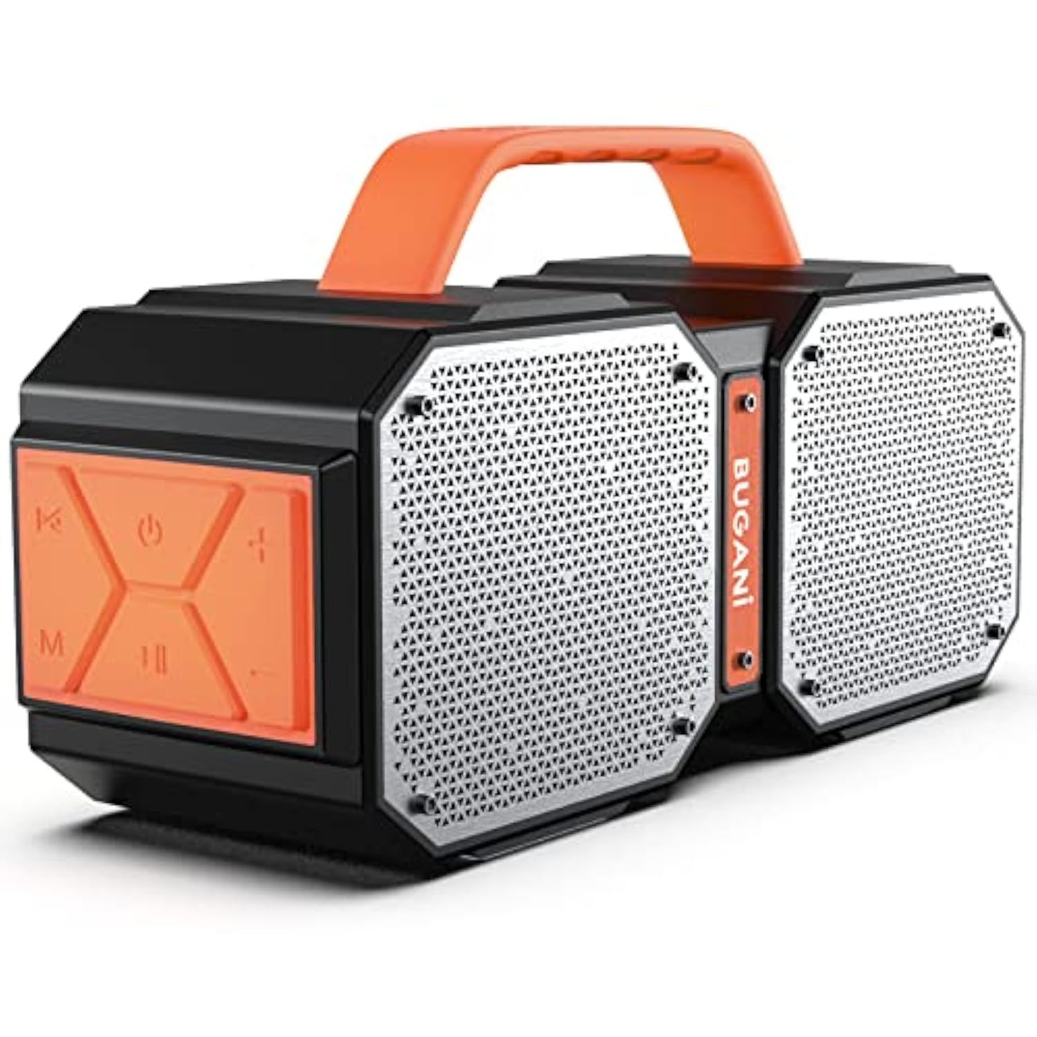 Bluetooth Speaker, Shock Portable Bluetooth Speaker, Bluetooth 5.3, Waterproof, Wireless Speakers, 60W Super Power, Outdoor Speaker, Black(New Model)
