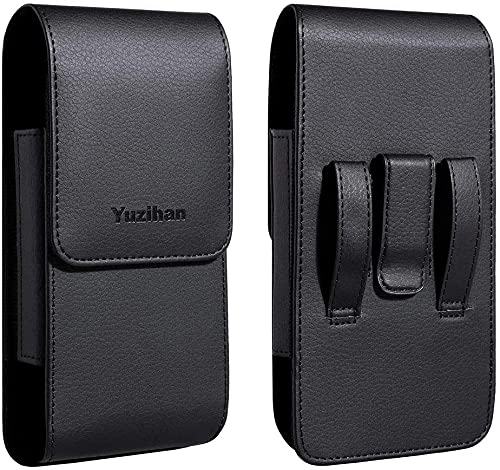 Fit for iPhone 13 Mini 12 Mini iPhone SE 2020 iPhone 8 7 6S 6 Belt Holster Premium Leather with Belt Clip Loop Fit with Defender Case Protective