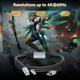 Hdmi 2.0 To Displayport Cable For Xbox Series X, Ps5, Ps4 Pro, 4K 60Hz Active