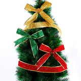 3 Rolls Christmas Ribbon 2 Inch Shimmer Ribbons Glitter Gift Wrapping