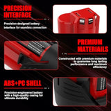 4Pack 3000Mah Replacement Lithium 12V Milwaukee M12 Battery + M12 Rapid Charger For Milwaukee M12 Battery Charger