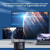 Displayport To Dual Displayport Splitter Dual 4K@60Hz Resolution,Dp To 2 Displ