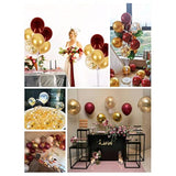 Graduation Decorations Maroon Gold 2026/Burgundy Gold Graduation Decorations Burgundy Gold Balloons/Fall Balloons Fall Bridal Shower Burgundy Birthday Women/Wedding
