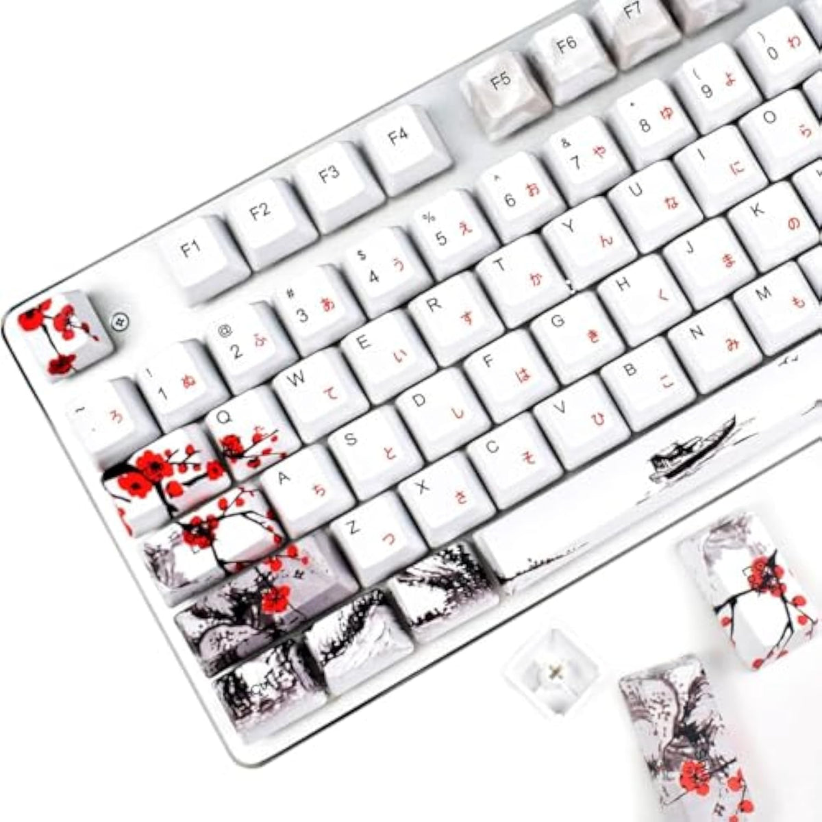 Keycaps 110 Set For Full Size Mechanical Keyboard, Custom Pbt Oem Profile Key