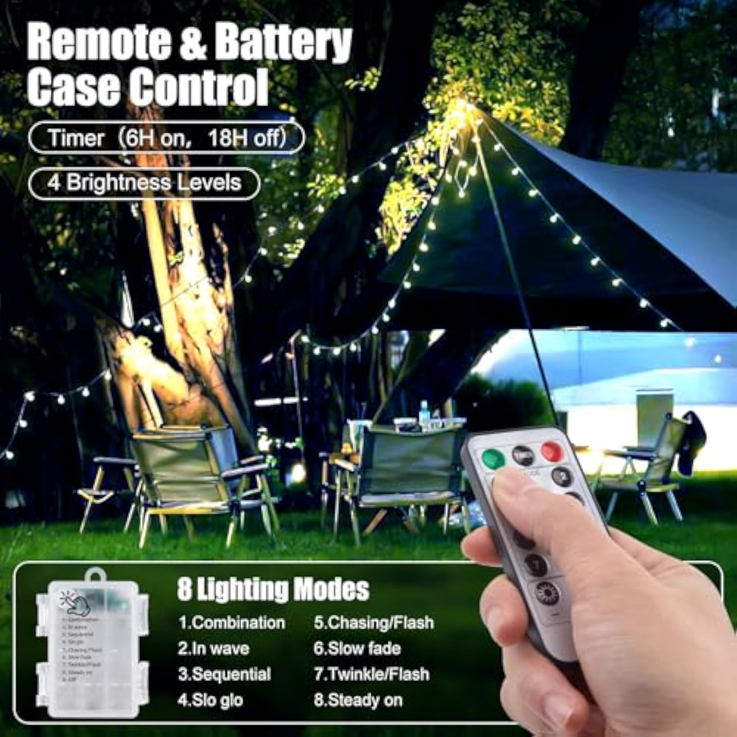 Globe String Lights Battery Operated - 21 Feet 60 Led Twinkle Fairy Lights, 8 Modes With Remote Mini Globe Lights For In