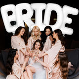 , Giant Bride Balloons White - 40 Inch | Bachelorette Party Decorations | White Bride Balloon For Bridal Shower Decorations | Bridal Shower Balloon | Bachelorette Balloons