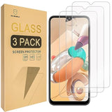 [3-Pack] Designed For Tcl 20 Xe/Alcatel Tcl A4X 5G [Tempered Glass] [Japan Glass With 9H Hardness] Screen Protector With Replacement