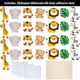 Jungle Animal Party Decorations - Centerpiece Sticks Animals Cutouts F