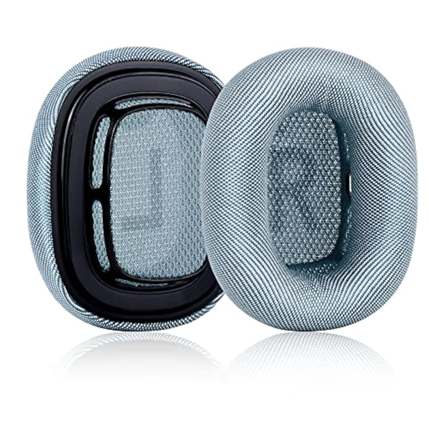 Replacement Earpads With Mesh Fabric & Memory Foam Ear Cushions Compatible With Apple Airpods Max Headphones Only(Sky Blue)