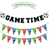 World Cup Colors Soccer Banner 16ft Reusable 3 Strings