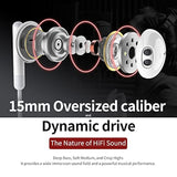 Wired Earbuds With Microphone, Wired Earphones In Ear Headphones Hifi Stereo, Powerful Bass And Crystal Clear Audio, Compatible With Iphone, Ipad, Android, Computer Most With 3.5Mm Jack