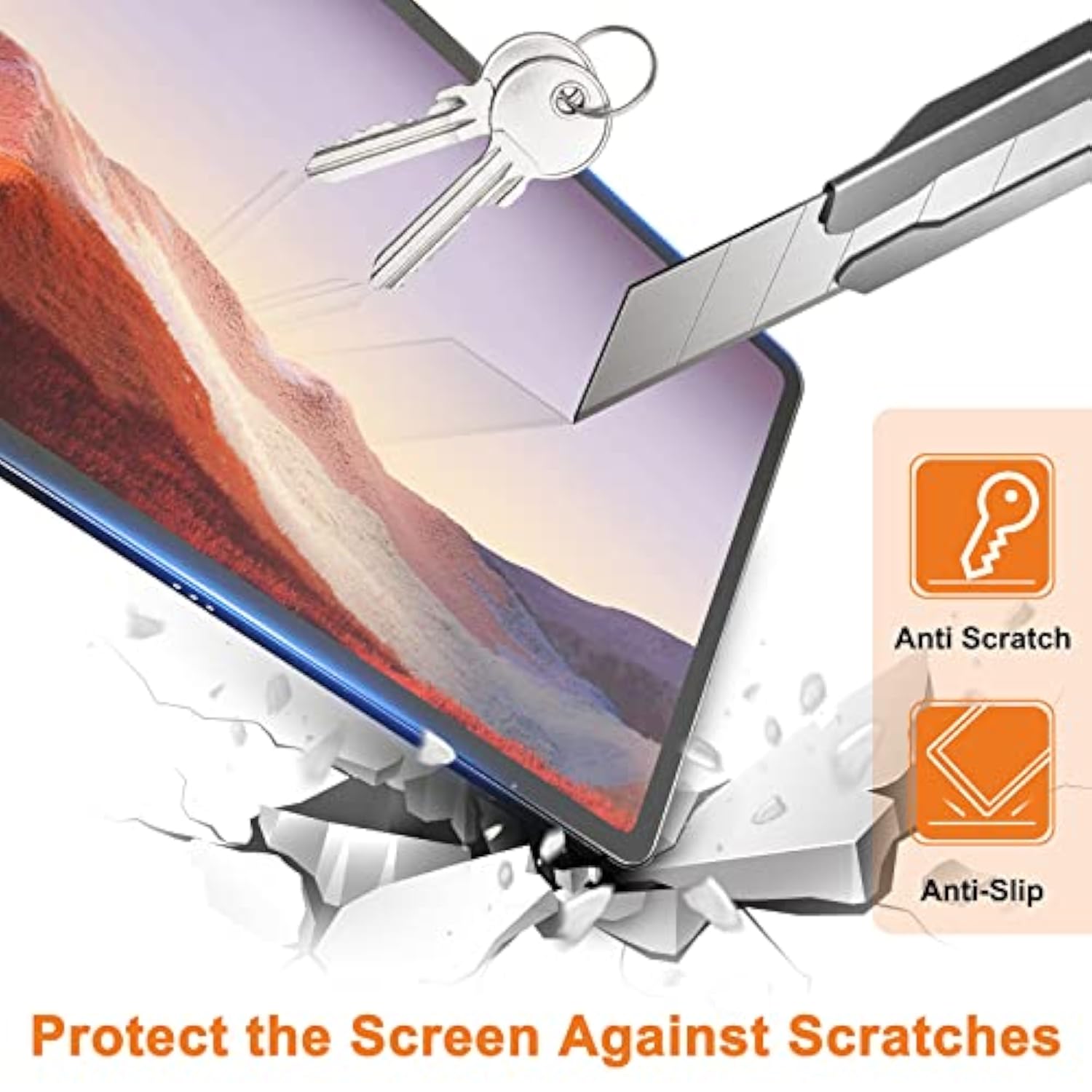2 Pack Tempered Glass Screen Protector for Samsung Galaxy Tab S10/S9/S8 Ultra 14.6 Inch