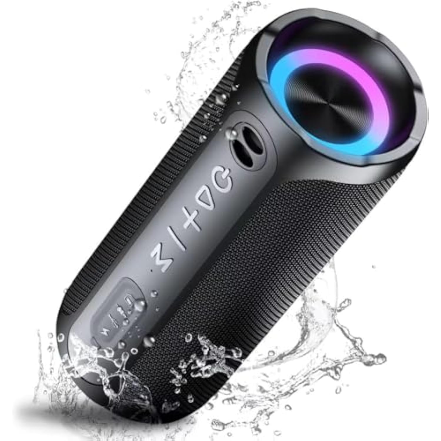 Portable Bluetooth Speakers, Ipx7 Waterproof Speaker Bluetooth Wireless, 20W Loud Stereo Sound, 24H Playtime, Rgb Lights, Dual Pairing, Bluetooth 5.3 Wireless Speaker For Travel Outdoor Home Party