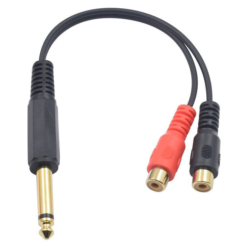 Rca To 1/4 Extension Cable (7.8In/20 Cm), Rca To 1/4 Adapter Cable, Rca Female