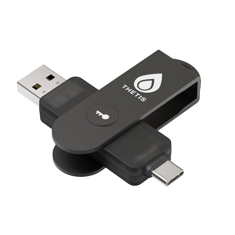 Pro Fido2 Security Key, Two-Factor Authentication Nfc Security Key, Dual Usb P