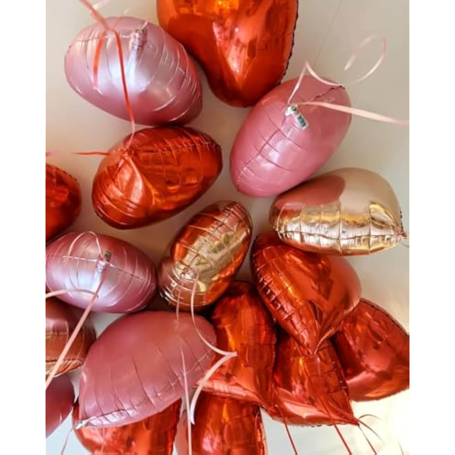 Red Heart Shaped Balloons Pack Of 12,18 Inch Love Valentine Balloons Heart Romantic Balloons For Valentines Day Propose Marriage Wedding Bridal Shower Engagement Party Decorations
