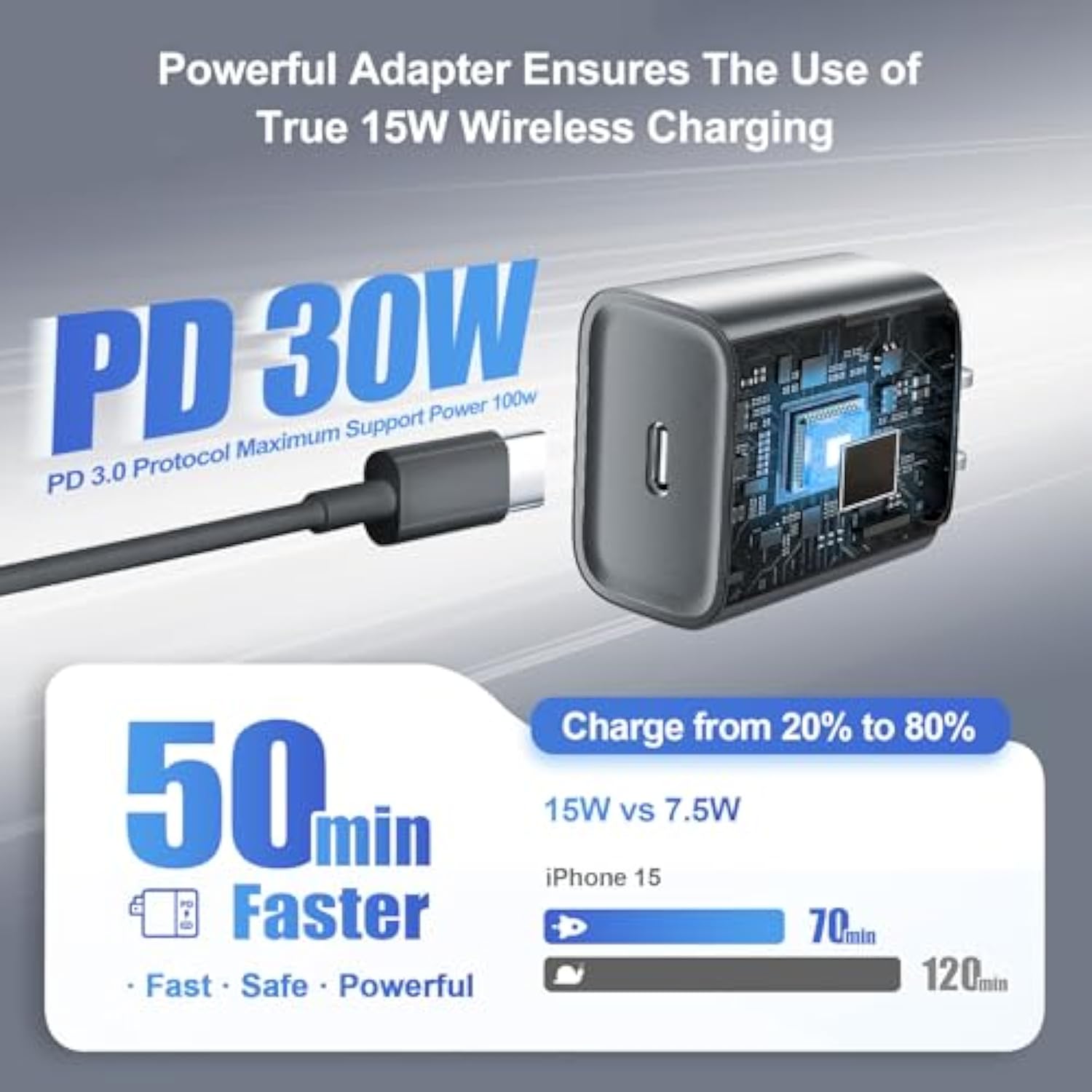 Magnetic 3-In-1 Wireless Charging Stand: 15W Mag Safe Qi2 Charger Station For Iphone 16E 16 15 14 13 12 Pro Max - Apple Watch S10–2 Ultra Se And Airpods 4 3 2 Pro - Office Home Desk Dock Nightstand