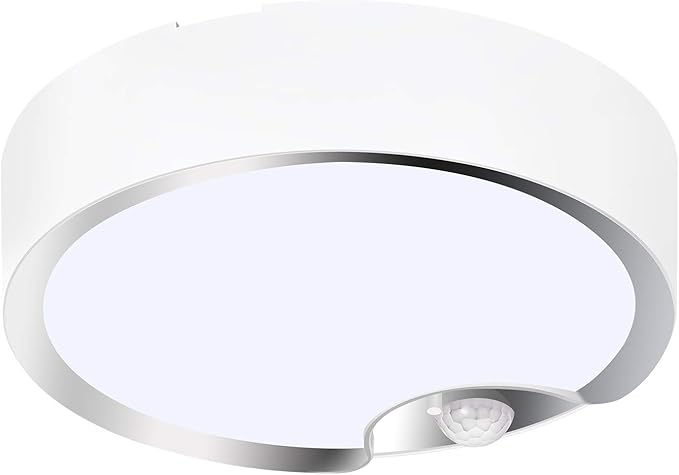 Motion Sensor LED Ceiling Light Battery Operated 400LM Indoor Outdoor Wireless Fixture