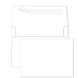 Blank Note Cards (Not Folded) And Envelopes 5 X 7 Flat Cardstock And A7 Envelopes Self Seal 100 Pack For Wedding, Invitations, Diy Postcards, Thank You Cards & All Occasion