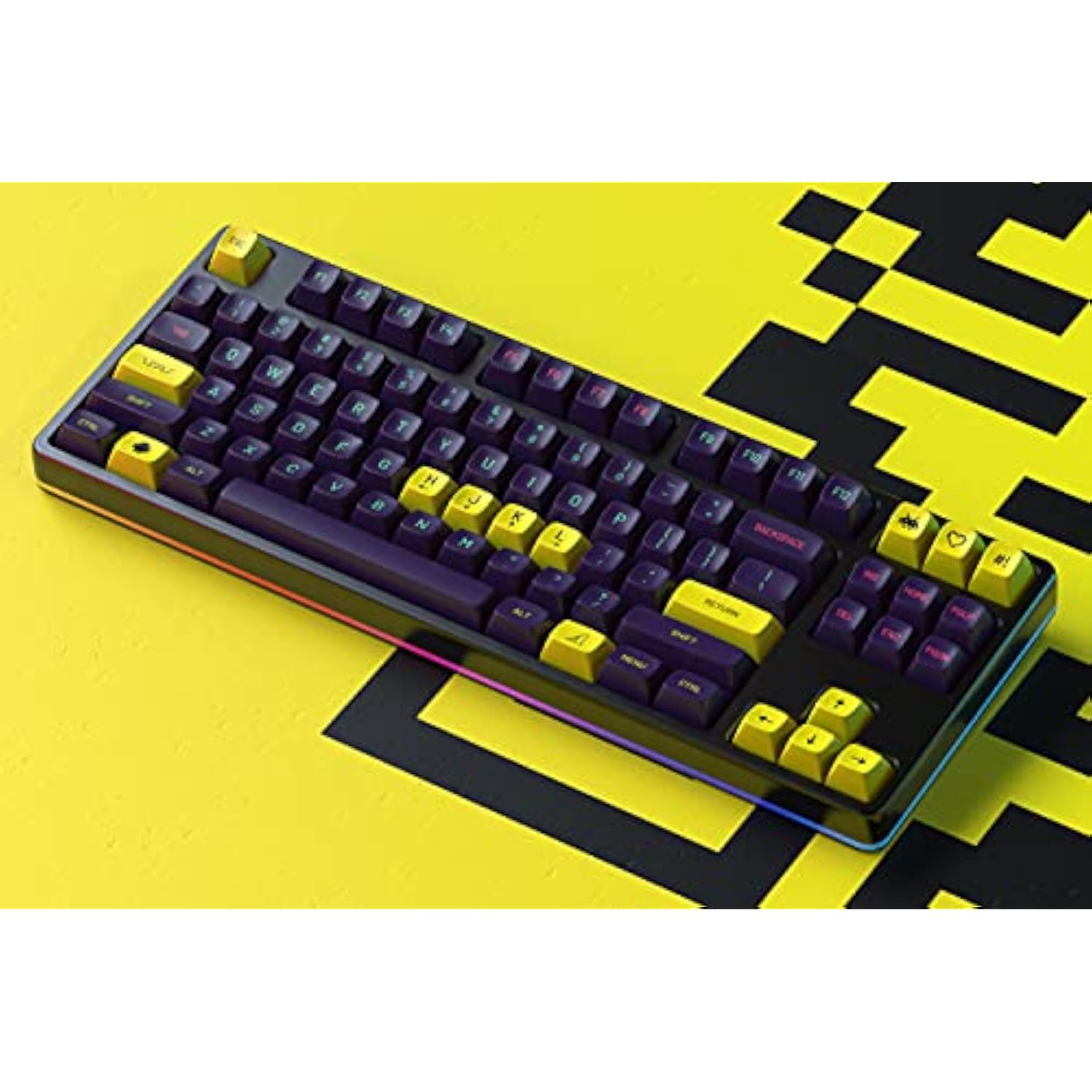 DROP + MiTo MT3 Cyber Custom Keycap Set, ABS Hi-Profile Keycaps, Doubleshot Le