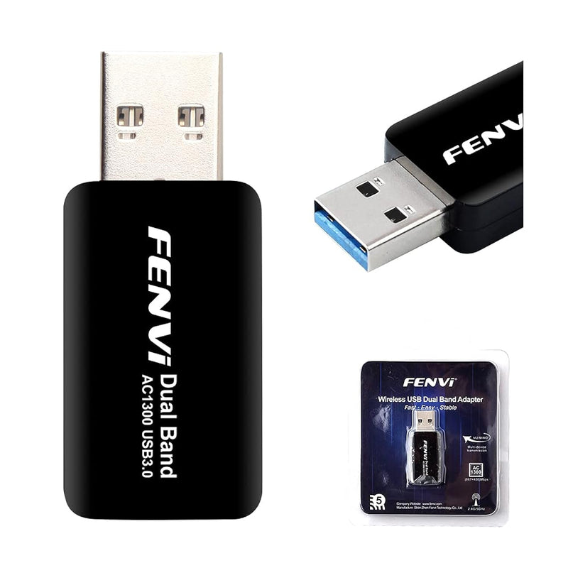 1300Mbps Usb Wifi Card Dual Band Usb 3.0 Wifi Adapter 2.4Ghz 400Mbps 5Ghz 867M